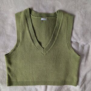 3/$30 Green knitted vest